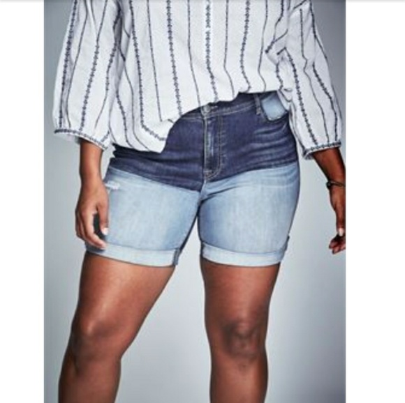 Denim 24/7 Pants - Denim 24/7 Patchwork Shorts